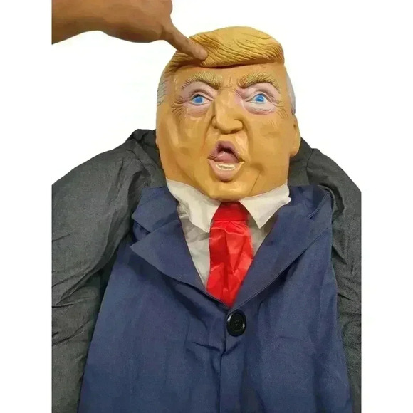 Youth Donald Trump Piggyback Suit Ride On Costume - Picture 2 of 7